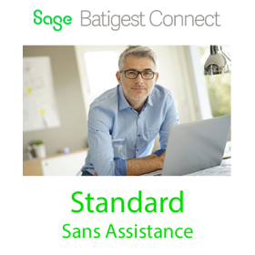 Sage Batigest Connect API Bâtiment - Standard - Sans Assistance - Compatible uniquement à partir de Windows 10