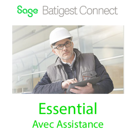 Sage Batigest Connect API Bâtiment - Essential - Avec Assistance - Compatible uniquement à partir de Windows 10
