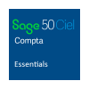 Sage 50 Ciel Compta Essentials - Abonnement annuel - Conforme FEC - Compatible à partir de Windows 10