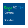 Sage 50 Ciel Compta Standard - Abonnement annuel - Conforme FEC - Compatible à partir de Windows 10
