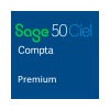 Sage 50 Ciel Compta - Premium (Evolution) - Abonnement annuel - Conforme FEC - Compatible à partir de Windows 10