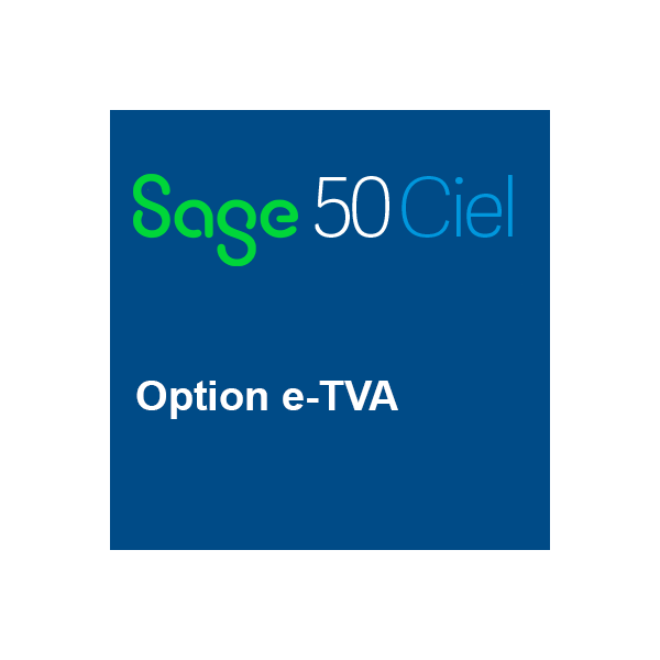 Option e-TVA pour Sage 50