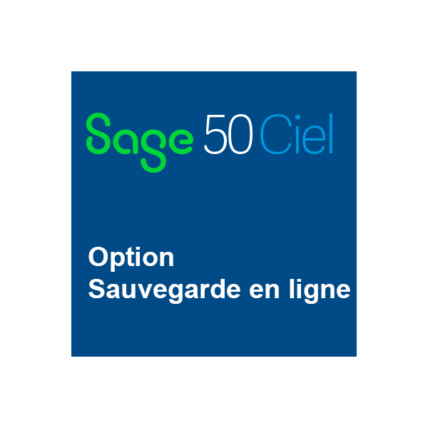 Option de Sauvegarde en ligne pour Sage 50