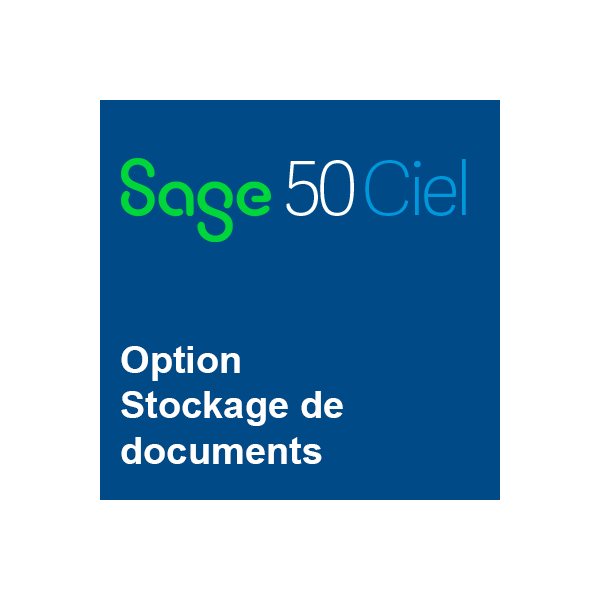 Option Stockage de documents pour Sage 50