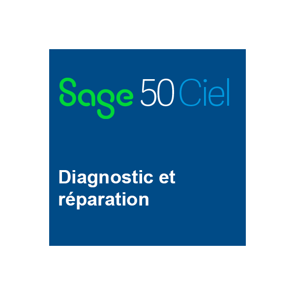 Diagnostic et réparation pour Sage 50