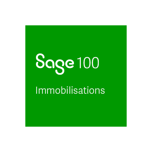 Sage Immobilisations 100 Standard - Serenity - SQL Expess DSU - Abonnement 1 an