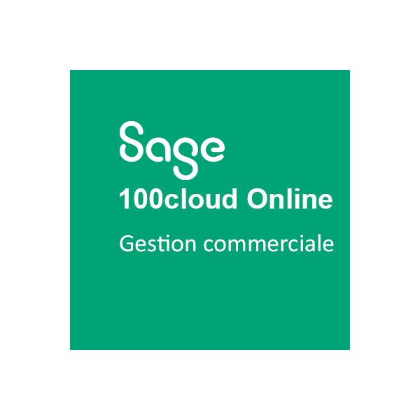Sage 100cloud Online Gestion Essentials - Cloud - SaaS - Full Web - Hébergées - Abonnement 1 an