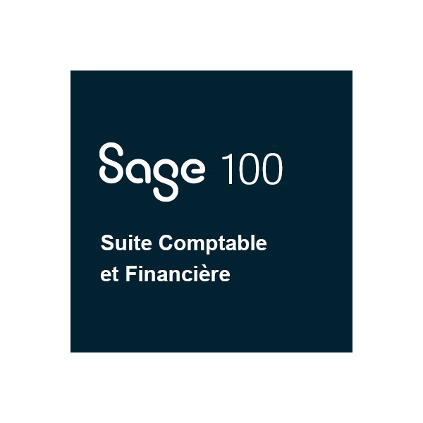 Sage Suite Comptable et Financière 100 Standard - Assistance et Télémaintenance - SQL Expess DSU avec FEC - Abonnement 1 an