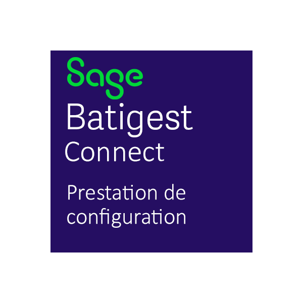 Prestation de configuration pour Sage Batigest Connect API Bâtiment
