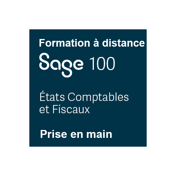 Formation Prise en main de Sage 100 ECF - Etats Comptables et Fiscaux