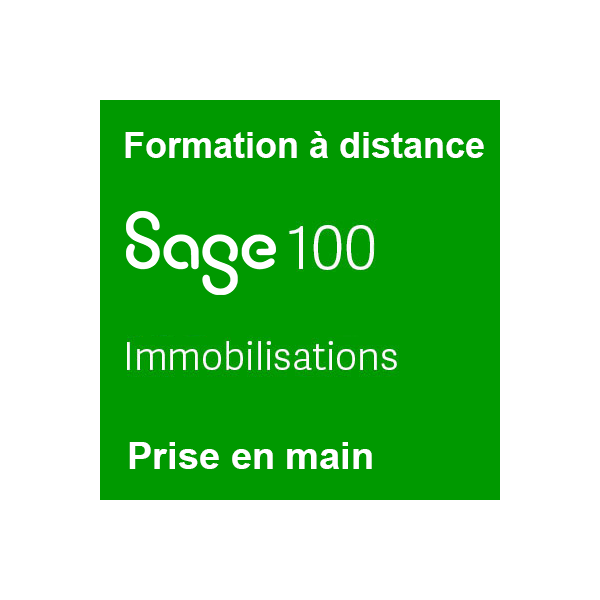 Formation Prise en main de Sage 100 Immobilisations