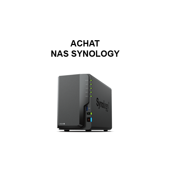 Location mensuelle NAS SYNOLOGY DS224+ avec sauvegarde cloud et  surveillance de votre NAS