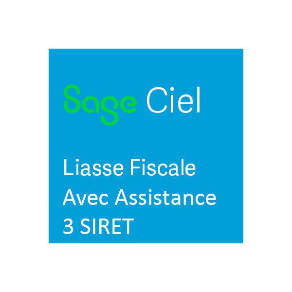 Sage 50 - CIEL Liasse Fiscale 2026 pour les Bilans 2025 2024 avec 3 SIRET