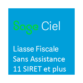 Sage 50 - CIEL Liasse Fiscale 2026 pour les Bilans 2025 2024 avec 11 SIRET minimum