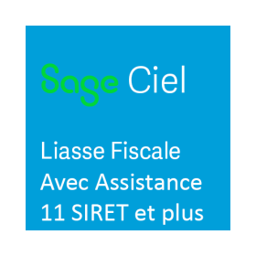 Sage 50 - CIEL Liasse Fiscale 2026 pour les Bilans 2025 2024 avec 11 SIRET minimum