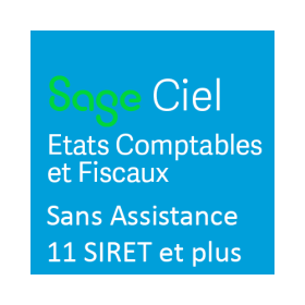 Sage 50 - CIEL ECF 2026 Etats Comptables et Fiscaux pour les Bilans 2025 2024 avec 11 SIRET minimum