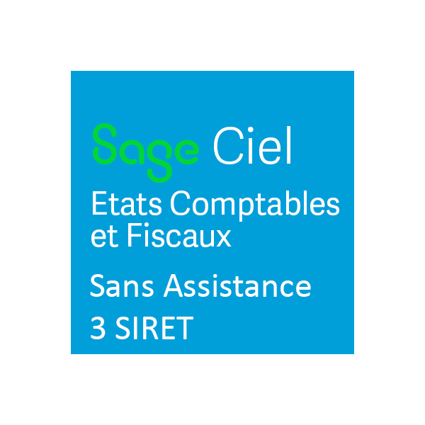 CIEL ECF 2025 Etats Comptables et Fiscaux pour les Bilans 2024 2023 + Contrat sans assistance pour 3 SIRET
