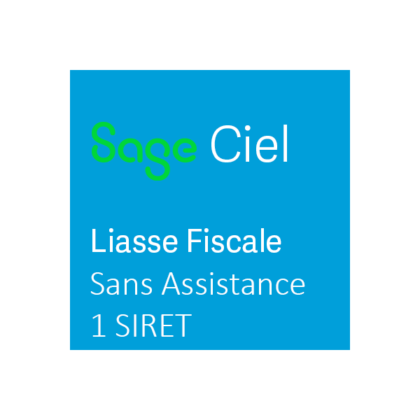 Sage 50 - CIEL Liasse Fiscale 2026 pour les Bilans 2025 2024 avec 1 SIRET